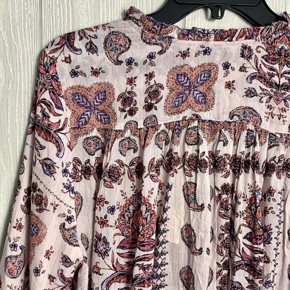 Lovestitch Pink Hi Low V-Neck Top Size Small NWT - Picture 5 of 5